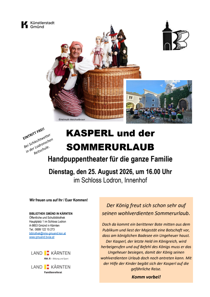 Kasperl zu Besuch in Gmünd